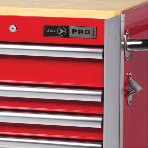 PRC7215 Pro Series Roller Cabinet, 15 Drawers, 72" W x 24" D x Red Brunswick Fyr & Safety
