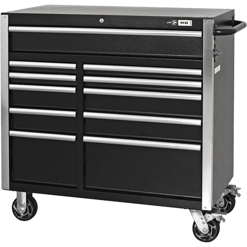 HDCC-4115 HD Series Toolbox Combo, 21-1/2" D x 44-1/5" W x 63-3/10" H, Black Brunswick Fyr & Safety