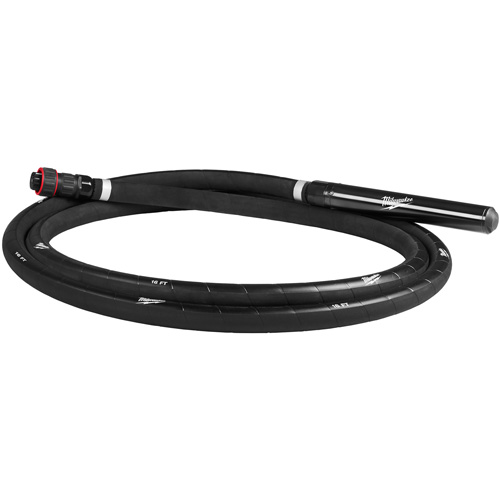 Vibrateur &agrave; b&eacute;ton &agrave; cycle &eacute;lev&eacute; MX FUEL avec fouet de 16'/t&ecirc;te de 1,75" Brunswick Fyr & Safety
