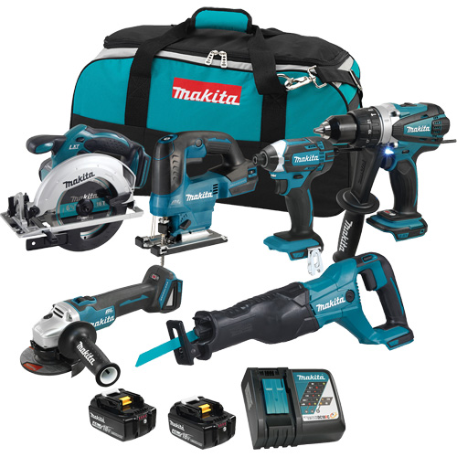 LXT 6-Tool Combo Kit, 18 V Brunswick Fyr & Safety