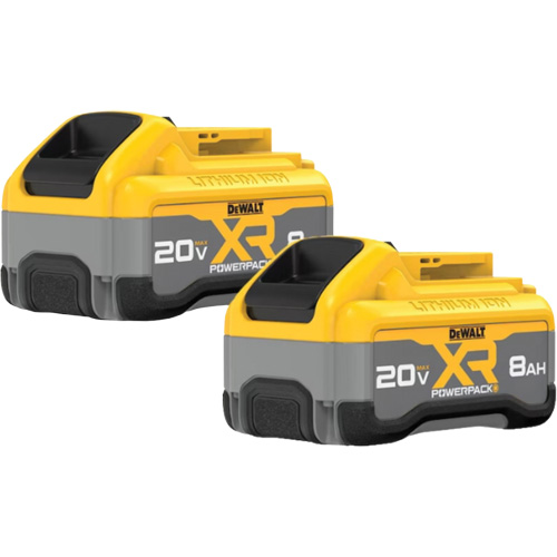 MAX* XR POWERPACK Batteries, Lithium-Ion, 20 V, 8 Ah Brunswick Fyr & Safety