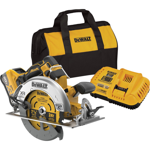 MAX* XR&reg; Brushless Cordless Circular Saw Kit with XR POWERPACK, 7-1/4", 20 V Brunswick Fyr & Safety