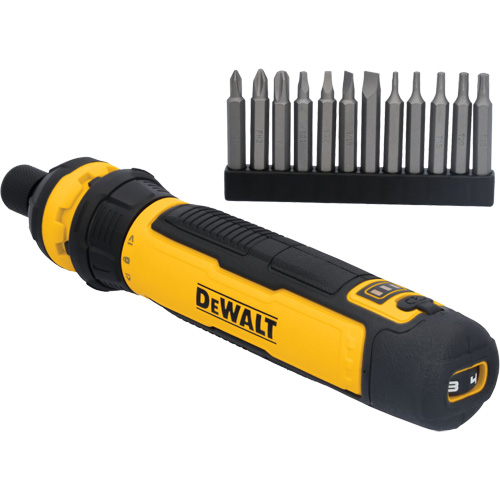 14-Piece Cordless Screwdriver Set with FLEXDRIVE Control, 4 V, 44 in-lbs/5 Nm Max. Torque Brunswick Fyr & Safety