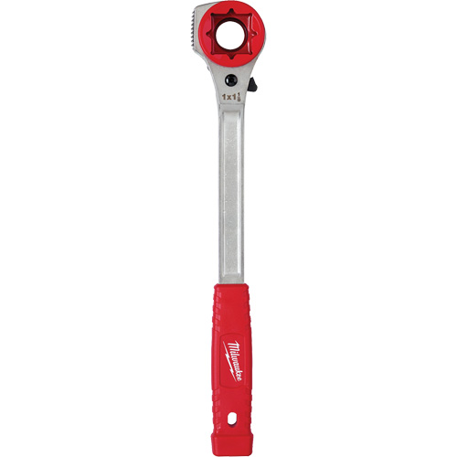 Lineman's High-Leverage Ratcheting Wrench with Milled Strike Face, 3/4"/1"/1-1/8" Drive, Ergonomic Handle Brunswick Fyr & Safety