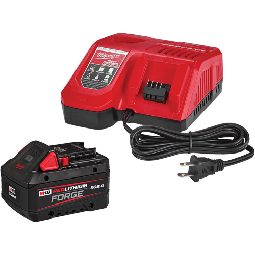 Ensemble de batterie de d&eacute;marrage M18 Redlithium Forge XC8.0, 18 V, Lithium-ion Brunswick Fyr & Safety