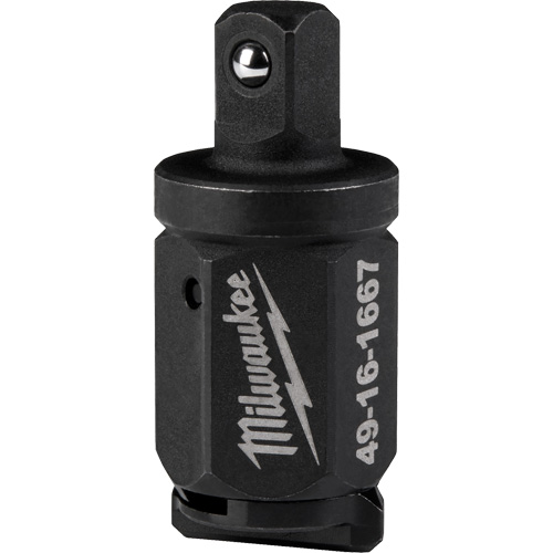 Adaptateur d'enclume pour cl&eacute; &agrave; rochet polygonale INSIDER, Prise 1/4", Douille 1/4", 0,55" lo, Sph&eacute;rique Brunswick Fyr & Safety