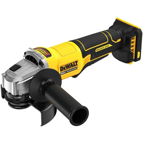 Brushless Cordless Paddle-Switch Grinder (Tool Only), 4-1/2" Wheel, 20 V Brunswick Fyr & Safety