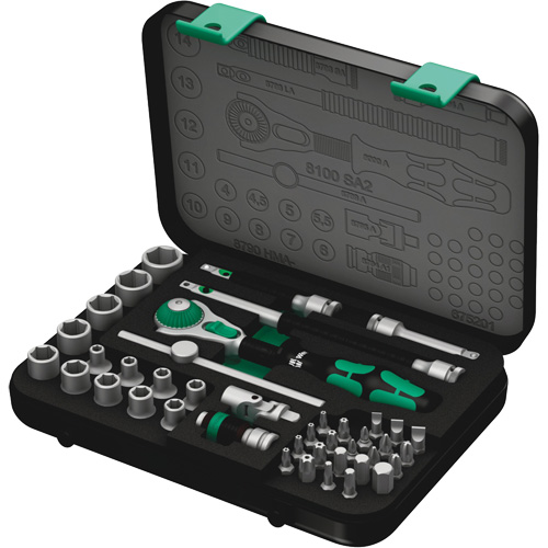 Jeu de cliquets rapides Zyklop 8100 SA 2, 42 Mcx, Prise de 3/8" Brunswick Fyr & Safety