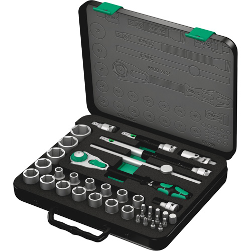 Jeu de cliquets rapides Zyklop 8100 SC 2, 37 Mcx, Prise de 3/8" Brunswick Fyr & Safety