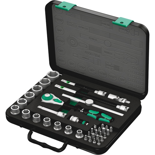 Jeu de cliquets rapides Zyklop 8100 SB 4, 38 Mcx, Prise de 3/8" Brunswick Fyr & Safety