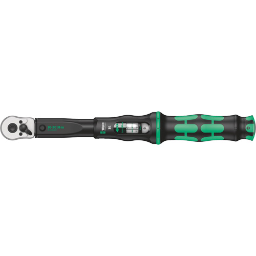 Cl&eacute; dynamom&eacute;trique Click-Torque B avec cliquet r&eacute;versible, &agrave; cliquer, Entraînement 3/8" carr&eacute;, 10 - 50 Nm Brunswick Fyr & Safety