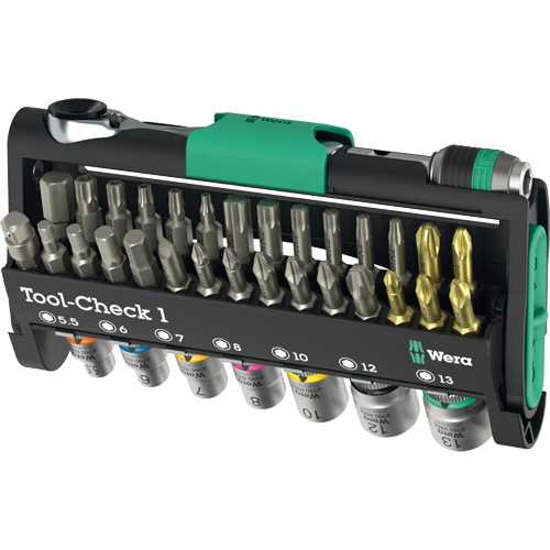 Ensemble d'outils Tool-Check 1, 38 Mcx, Prise de 1/4" Brunswick Fyr & Safety