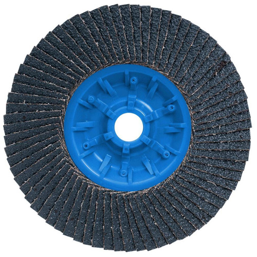 POWERBLEND TRM QC Flap Disc, 5" x 5/8"-11, Type 27, Z40 Grit, Zirconia Alumina Brunswick Fyr & Safety