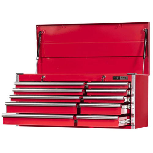 Coffre pour m&eacute;canicien de s&eacute;rie Pro PCM4210 , 40-3/10" la, 10 tiroirs, Rouge Brunswick Fyr & Safety