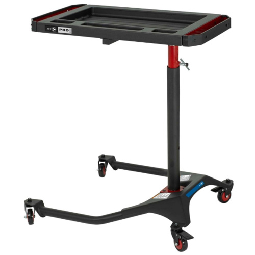 JUHT-100A Adjustable-Height Under-Hood ABS Tool Tray, 0 Drawers, 18-7/10" L x 31-17/20" W x 48-2/5" H, Black Brunswick Fyr & Safety