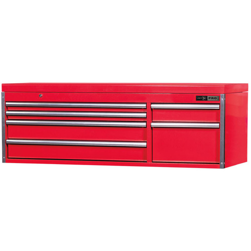 PMC5606 Pro Series Mechanics Chest, 55-1/2" W, 6 Drawers, Red Brunswick Fyr & Safety