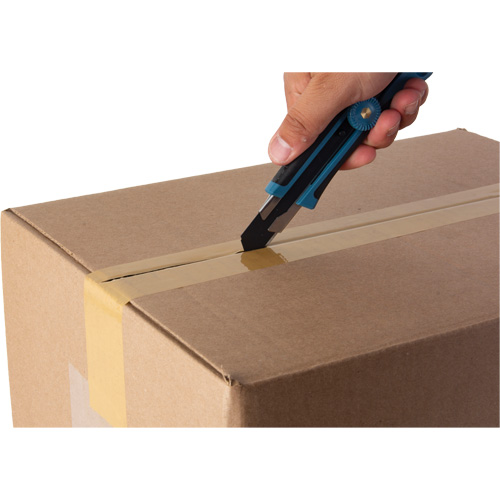 Couteau professionnel de 18 mm, Acier inoxydable, Robuste, Prise en Caoutchouc Brunswick Fyr & Safety