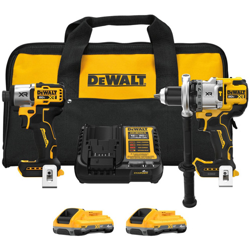 MAX* XR&reg; 3-Speed Hammer Drill & Impact Driver 2-Tool Combo Kit with XR POWERPACK Batteries, Lithium-Ion, 20 V Brunswick Fyr & Safety