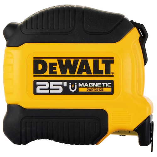 Compact Magnetic Tape Measure, 25', Imperial Graduations Brunswick Fyr & Safety