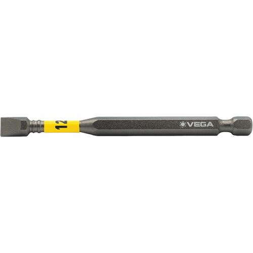 Embout pour outils &eacute;lectriques Impactech, Fente, Embout 12F-14R, Prise 1/4", Longueur 3-1/2" Brunswick Fyr & Safety