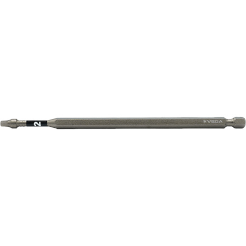 Impactech&reg; Power Bit, Square, #2 Tip, 1/4" Drive Size, 6" Length Brunswick Fyr & Safety