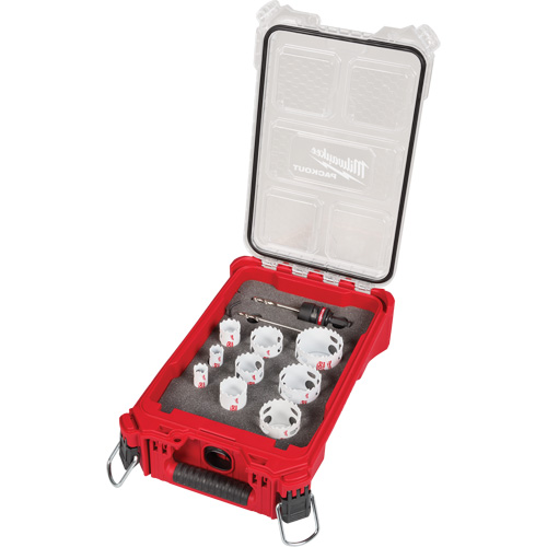 Ensemble de scies-cloches bim&eacute;tallique QUICK LOK HOLE DOZER avec organisateur compact PACKOUT, 12 morcea Brunswick Fyr & Safety