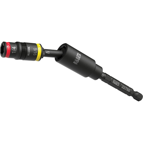 Impact Flip Socket With Swivel Adapter, Hex, 1/4" Drive, 3 Pcs Brunswick Fyr & Safety