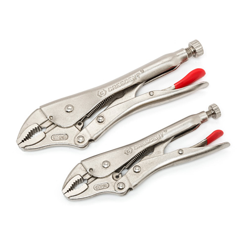 Curved Jaw Locking Pliers with Wire Cutter Set, 2 Pieces Brunswick Fyr & Safety