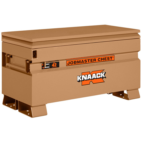 Model 42 Jobsite Chest with Padlock, 42" x 19" x 23-3/8", Steel, Tan Brunswick Fyr & Safety
