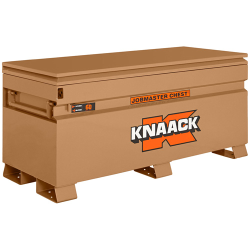 Model 60 Jobsite Chest with Padlock, 60" x 24" x 28-1/2", Steel, Tan Brunswick Fyr & Safety