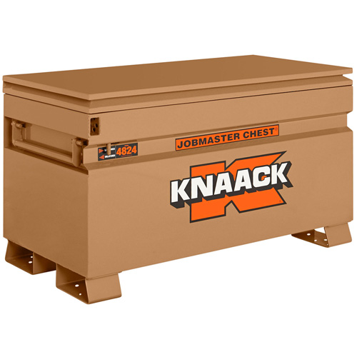 Coffre de chantier mod&egrave;le 4824 avec cadenas, 48" x 24" x 28-1/2", Acier, Havane Brunswick Fyr & Safety