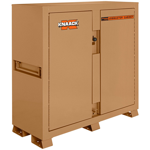Model 111 Jobsite Cabinet with Padlock, Steel, 47.5 Cubic Feet, Tan Brunswick Fyr & Safety