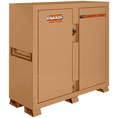 Model 109 Jobsite Cabinet with Padlock, Steel, 47.5 Cubic Feet, Tan Brunswick Fyr & Safety