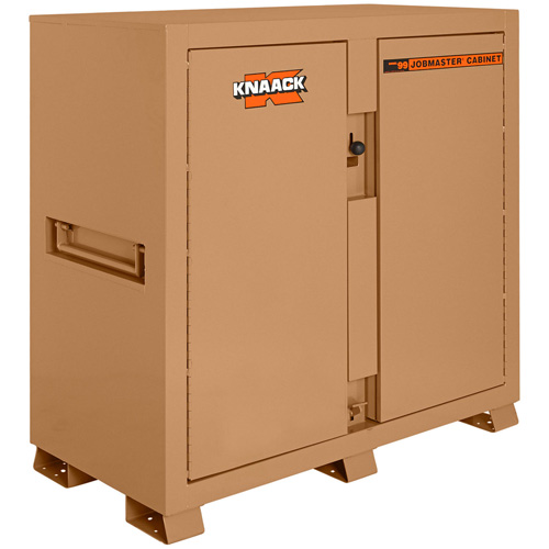 Model 99 Jobsite Cabinet with Double Doors & 2 Padlocks, Steel, 59.4 Cubic Feet, Tan Brunswick Fyr & Safety