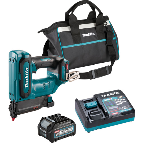 40Vmax XGT Brushless 1-3/8" 23 ga Pin Nailer Kit, 40 V, Lithium-Ion Brunswick Fyr & Safety