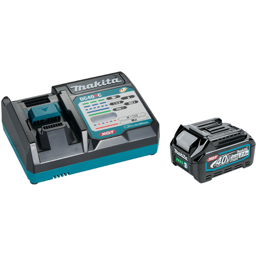 Trousse de d&eacute;marrage avec chargeur rapide et batterie 2.5Ah 40Vmax XGT , 40 V, Lithium-ion Brunswick Fyr & Safety