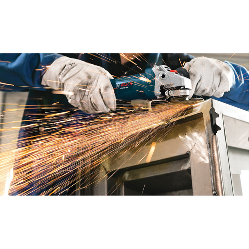 Angle Grinder, 4-1/2", 120 V, 7.5A, 11000 RPM Brunswick Fyr & Safety