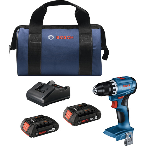 Trousse perceuse-visseuse compacte sans balais, Lithium-ion, 18 V, Mandrin 1/2", Couple 400 lb-po Brunswick Fyr & Safety