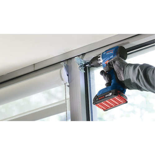 Trousse perceuse-visseuse compacte sans balais, Lithium-ion, 18 V, Mandrin 1/2", Couple 400 lb-po Brunswick Fyr & Safety