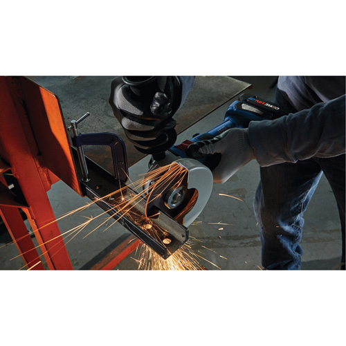 Brushless Angle Grinder with Slide Switch, 4-1/2" Wheel, 18 V Brunswick Fyr & Safety