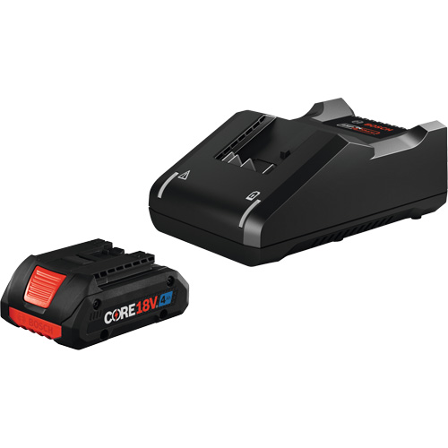 Starter Kit with CORE18V&reg; 4 Ah Advanced Power Battery & Charger, 18 V, Lithium-Ion Brunswick Fyr & Safety