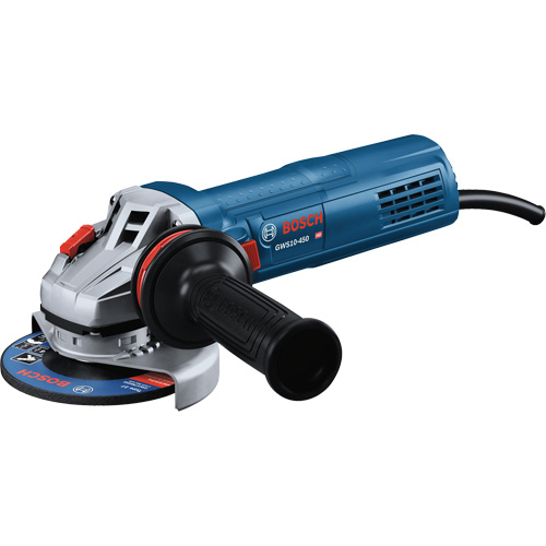 Ergonomic Angle Grinder, 4-1/2", 120 V, 10 A, 11000 RPM Brunswick Fyr & Safety