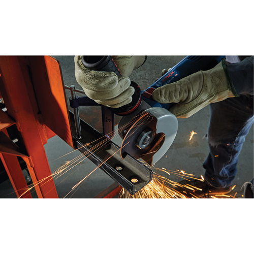 Ergonomic Angle Grinder, 4-1/2", 120 V, 10 A, 11000 RPM Brunswick Fyr & Safety