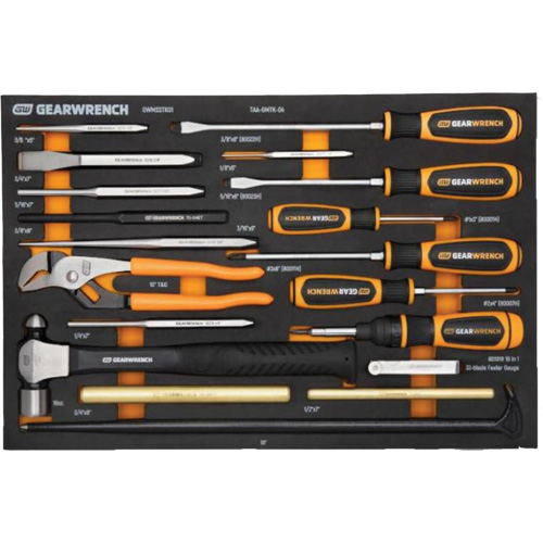 Striking Tools & Screwdriver Set in Foam Storage Tray Brunswick Fyr & Safety