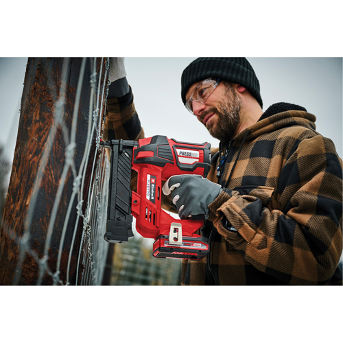 18V Cordless Narrow Crown Stapler (Tool Only), 1/4" Staples Brunswick Fyr & Safety