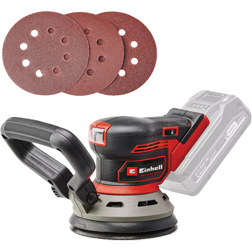Professional Random Orbit Sander (Tool Only), 5" Sand Paper, 18 V, 6000 - 24000 OPM Brunswick Fyr & Safety