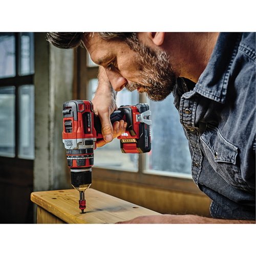 Ensemble perceuse &agrave; percussion professionnelle sans fil, Mandrin 1/2", 18 V Brunswick Fyr & Safety