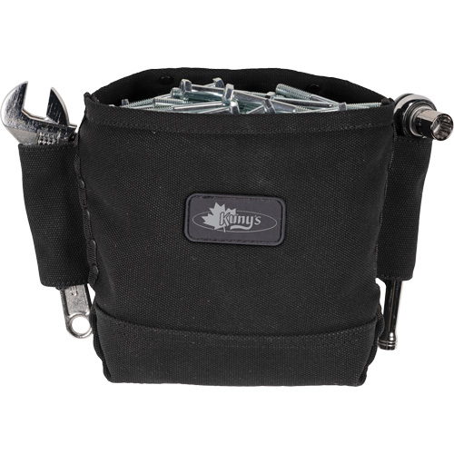 Phantom Collection Nut & Bolt Bag with 2 Sleeves, Canvas, 3 Pockets, Black Brunswick Fyr & Safety