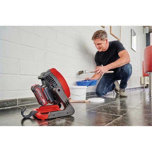 GE-CF 18/2200 Li 18V Cordless Fan (Tool Only), 7" Diameter, 3 Speeds Brunswick Fyr & Safety
