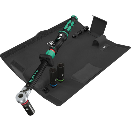 Ensemble cl&eacute; dynamom&eacute;trique Click-Torque Lock C 3 jeu 1 pour changement de roue, 6 Mcx, Prise de 1/2", Profond Brunswick Fyr & Safety